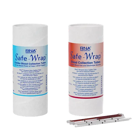 CT095 RNA Medical Safe-Wrap Combo Blood  Collection Tubes for i-STAT 95 uL 50 Tubes/Pk